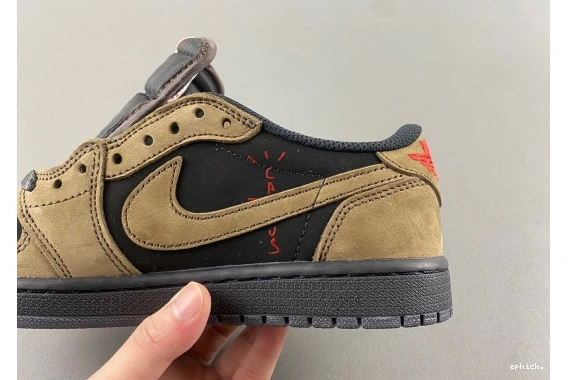 Rep EP 1 SP Brown TRAVIS JORDAN SCOTT RETRO LOW  OG DM7866-2002 DM7866-2002 0301